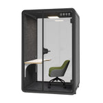 Silent Booth Medium Black by Humble Office Silent Booth Sndbox-Core   