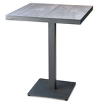 Memphis 80cm Ceramic Outdoor Bar Table - Charcoal Outdoor Table Melting-Local   