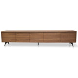 Ex Display - Nelson 2.4m Wooden TV Entertainment Unit - Walnut TV/Entertainment Unit Better B-Core   