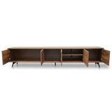 Ex Display - Nelson 2.4m Wooden TV Entertainment Unit - Walnut TV/Entertainment Unit Better B-Core   
