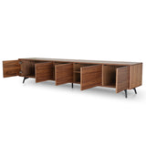 Ex Display - Nelson 2.4m Wooden TV Entertainment Unit - Walnut TV/Entertainment Unit Better B-Core   
