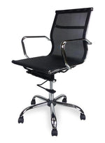 Ex Display - Carter Low Back Office Chair - Black Mesh Office Chair Yus Furniture-Core   