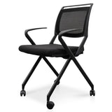 Josh Mesh Office Visitor Chair - Black Office Chair Sun Desk-Core   