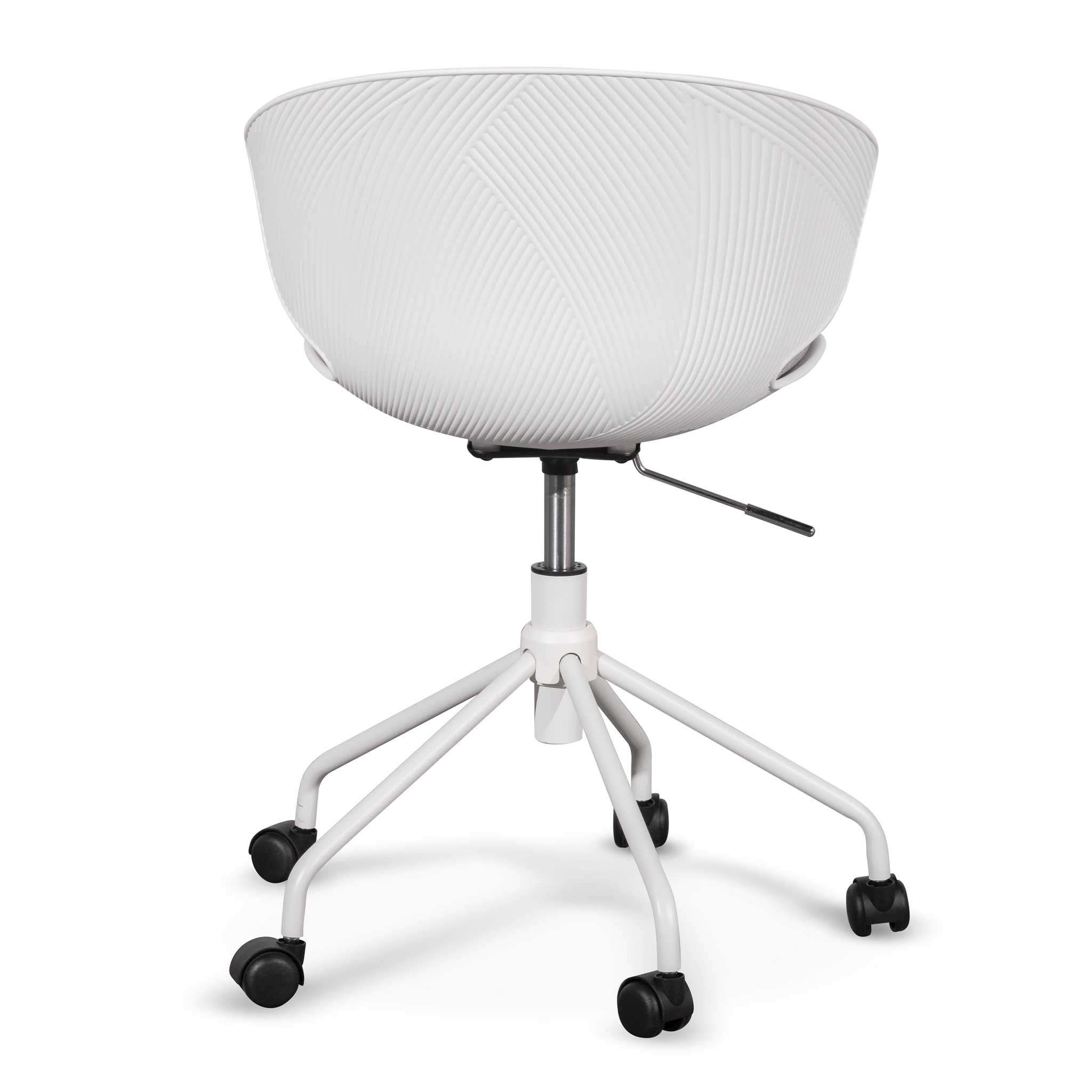 Betrillo White Office Chair - Light Grey Seat Office Chair LF-Core