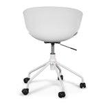 Betrillo White Office Chair - Light Grey Seat Office Chair LF-Core   