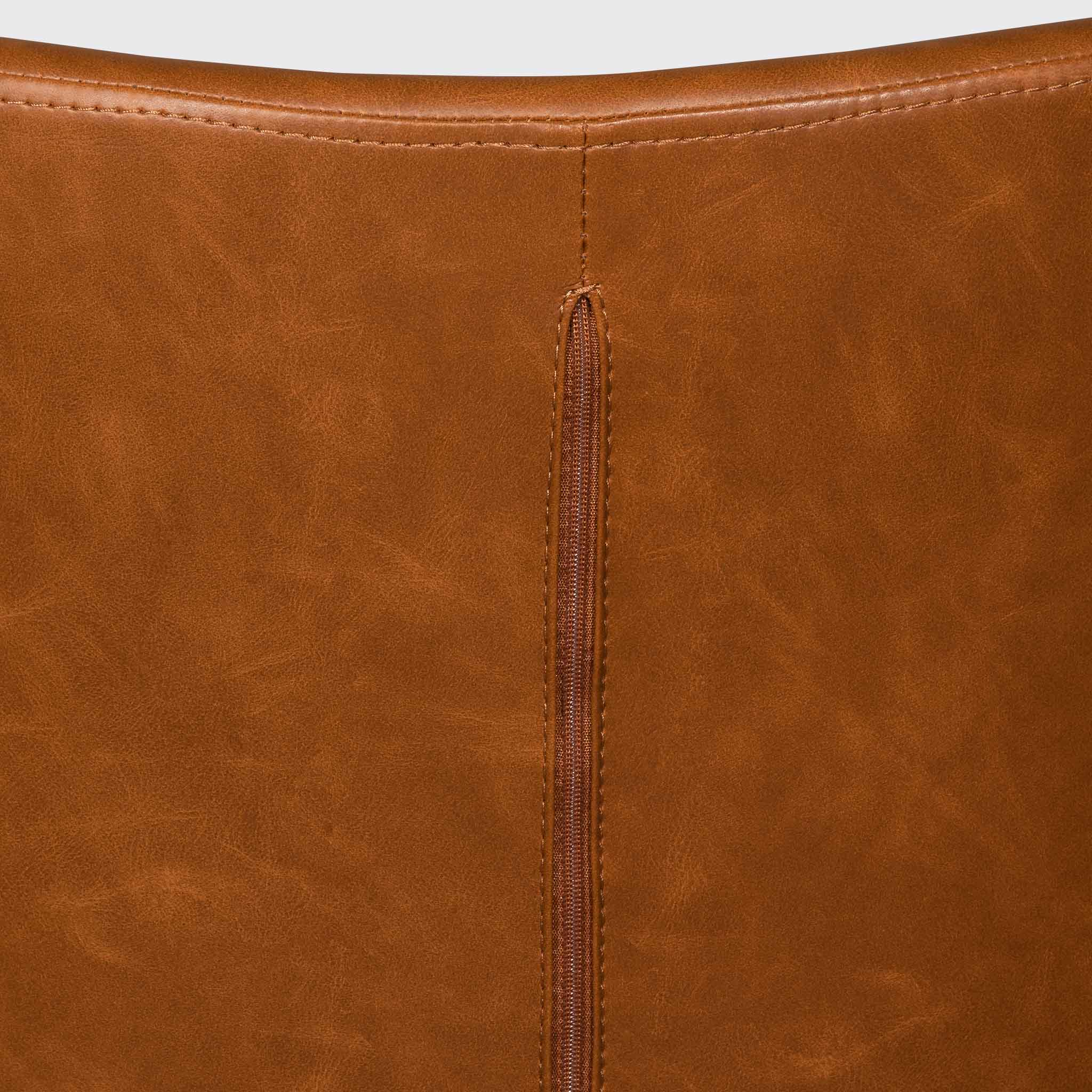 Hester Office Chair - Vintage Tan with Black Base Office Chair LF-Core   