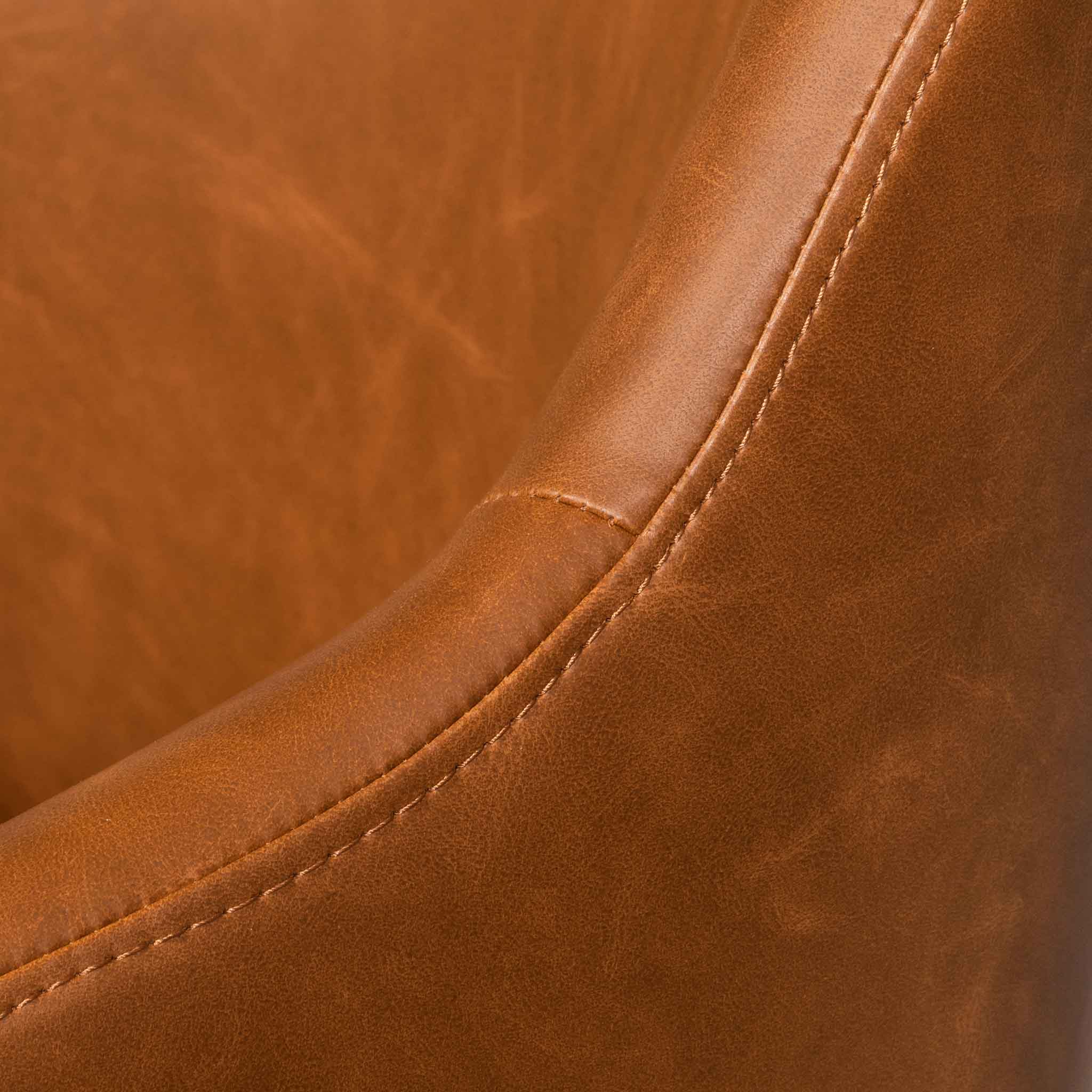 Hester Office Chair - Vintage Tan with Black Base Office Chair LF-Core   