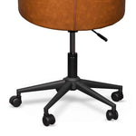 Hester Office Chair - Vintage Tan with Black Base Office Chair LF-Core   