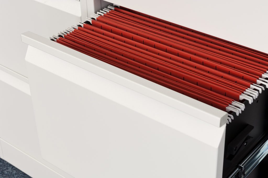 Rotom Standing 3 Drawer Filing Cabinet - White Filing Cabinet Rline-Local   