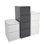 Rotom Standing 3 Drawer Filing Cabinet - White Filing Cabinet Rline-Local   