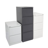 Rotom Standing 3 Drawer Filing Cabinet - White Filing Cabinet Rline-Local   