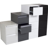 Rotom Standing 3 Drawer Filing Cabinet - White Filing Cabinet Rline-Local   