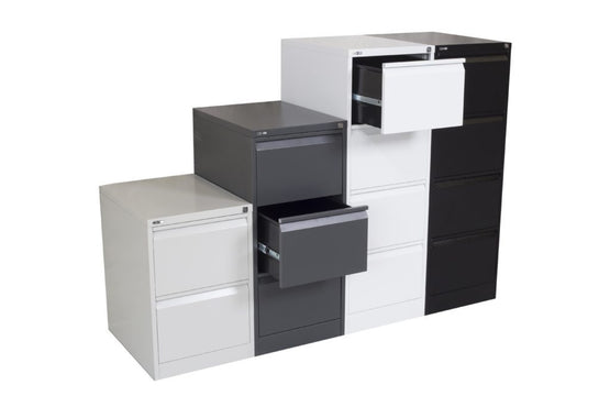 Rotom Standing 3 Drawer Filing Cabinet - White Filing Cabinet Rline-Local   