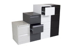 Rotom Standing 4 Drawer Filing Cabinet - Silver Filing Cabinet Rline-Local   