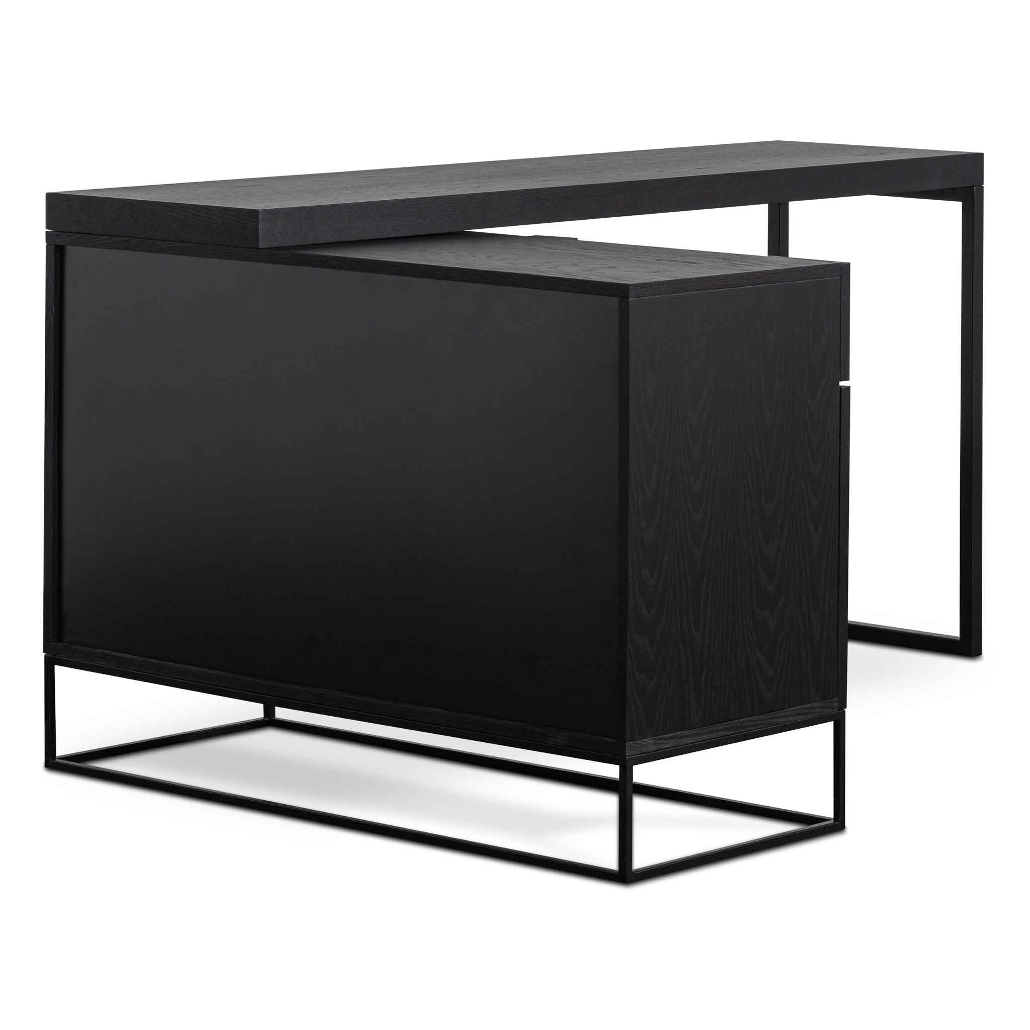 Ex Display - Anwen Extendable Home Office Desk - Black (Copy) Home Office Desk Century-Core