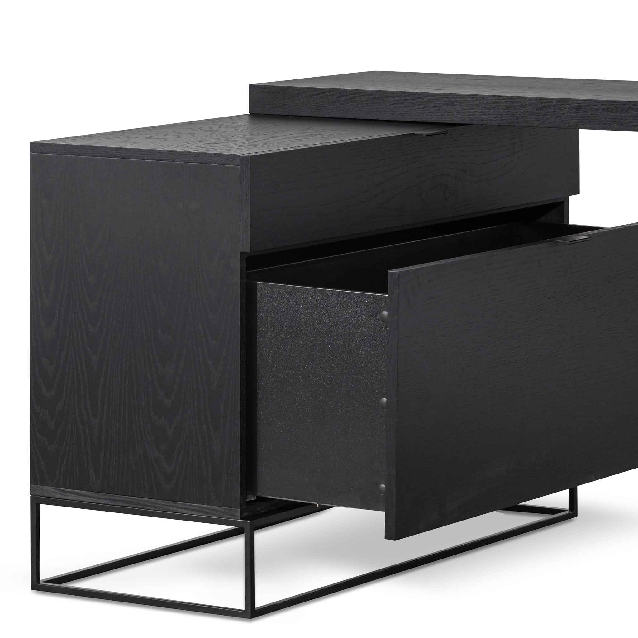 Ex Display - Anwen Extendable Home Office Desk - Black (Copy) Home Office Desk Century-Core
