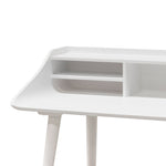 Ex Display - Reyansh Wooden Home Office Desk - Full White Home Office Desk Drake-Core   