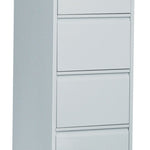 Rotom Standing 4 Drawer Filing Cabinet - Silver Filing Cabinet Rline-Local   