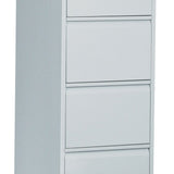 Rotom Standing 4 Drawer Filing Cabinet - Silver Filing Cabinet Rline-Local   