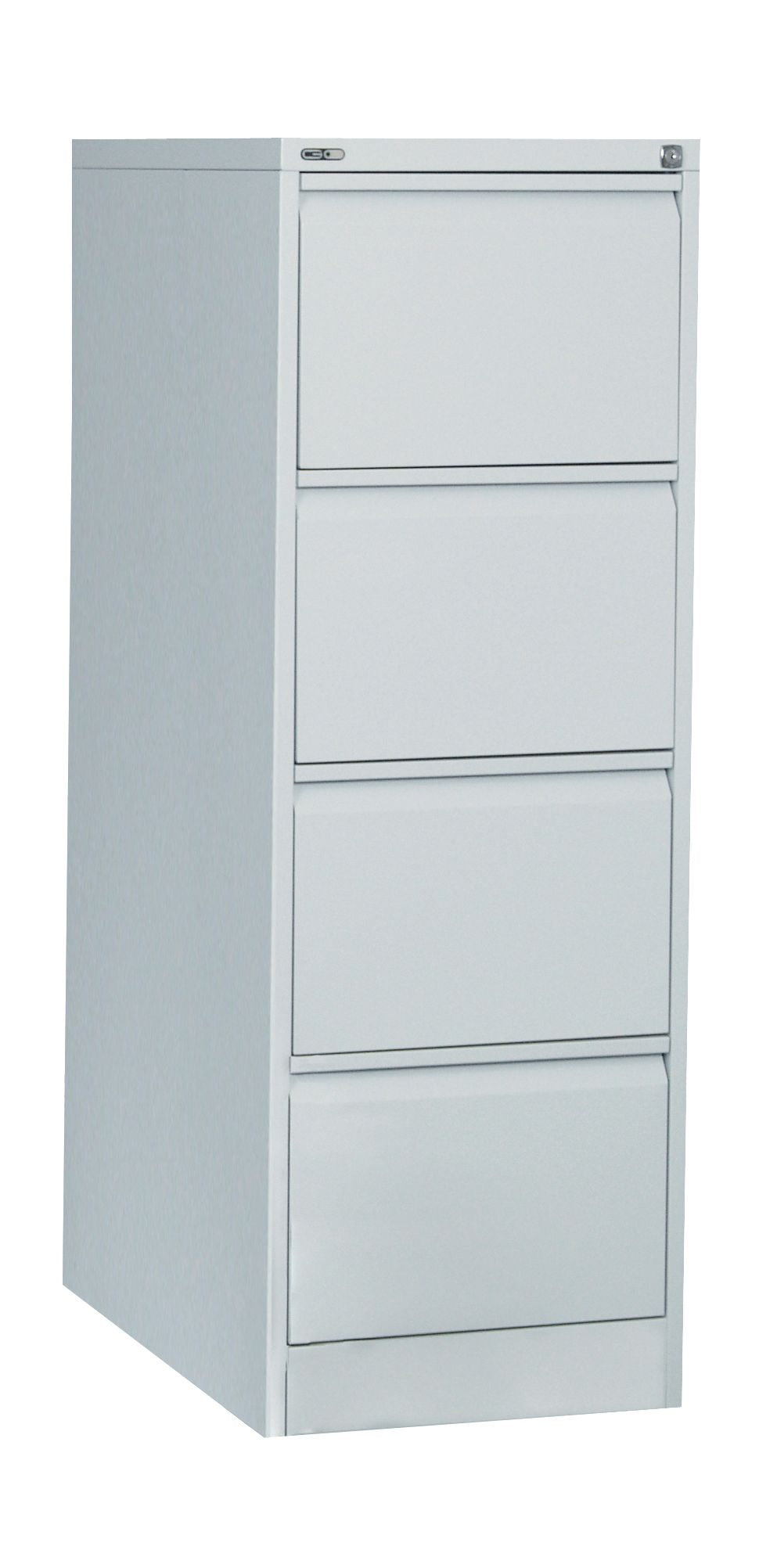 Rotom Standing 4 Drawer Filing Cabinet - Silver