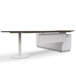 Elite 2.52m Executive Office Desk Left Return - Black - Last One Office Desk Sun Desk-Core   
