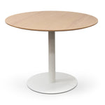Scope Round Office Meeting Table - Natural Meeting Table Sun Desk-Core   