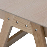 Zeno 1.2m Wooden Office Desk - Natural Office Desk KD-Core   