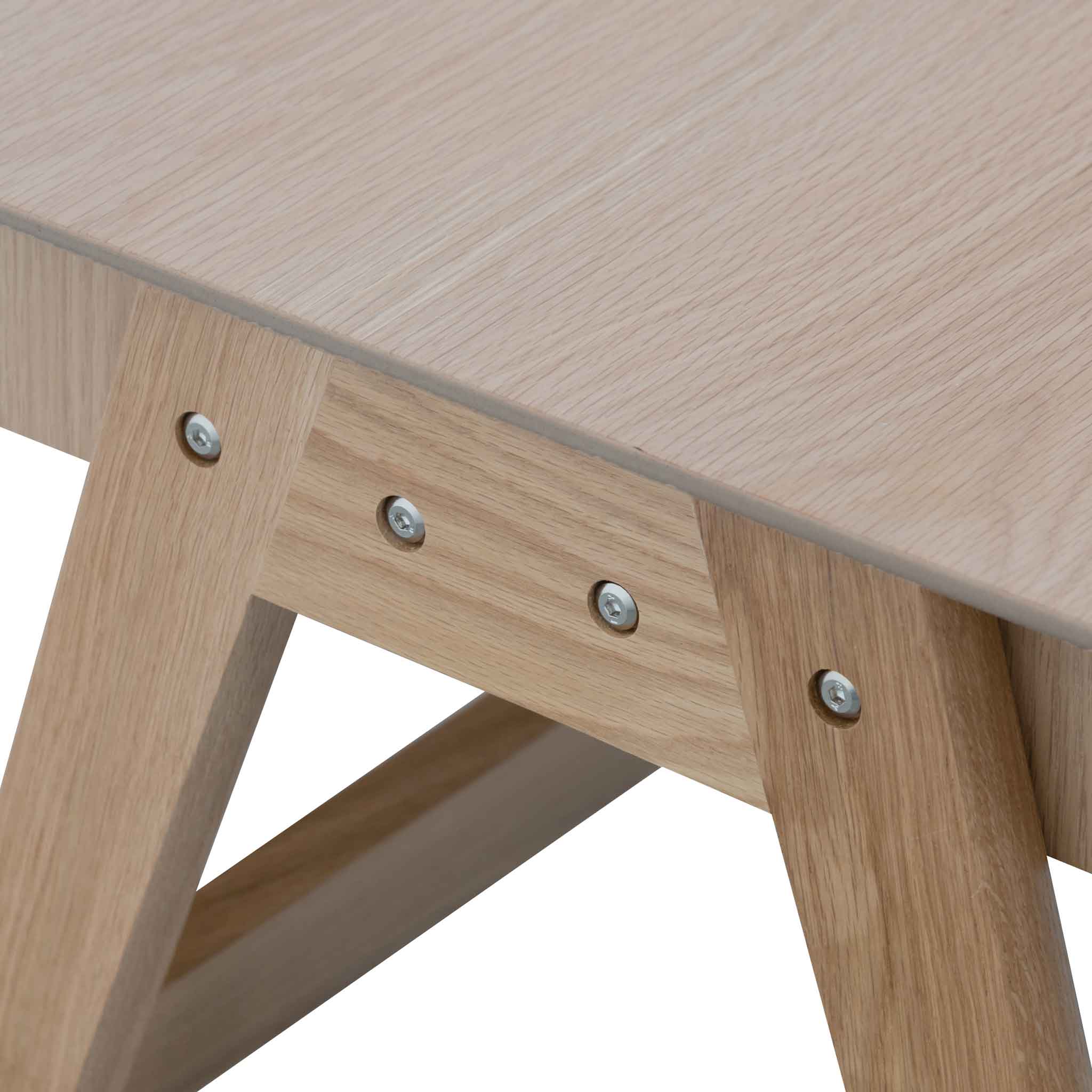 Zeno 1.2m Wooden Office Desk - Natural Office Desk KD-Core   