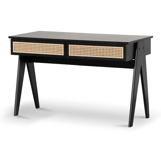 Ex Display - Cisneros 1.2m Home Office Desk - Full Black Home Office Desk KD-Core   