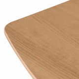 Vogue 3.6m Boardroom Meeting Table - Natural Top With Black Legs Meeting Table Sun Desk-Core   