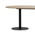 Ex Display - Ripponlea 2.4m Oval Meeting Table - Natural Office Table Sun Desk-Core