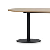 Ex Display - Ripponlea 2.4m Oval Meeting Table - Natural Office Table Sun Desk-Core