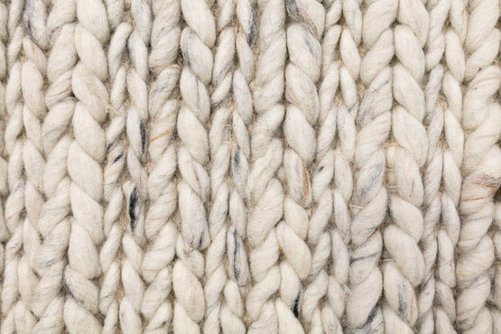 Ola Braid 290 x 200 cm  New Zealand Wool   Rug - Speckled Grey RG7084-MOS