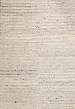 Ola Braid 320 x 240 cm New Zealand Wool Rug - Speckled Grey Rug Mos-Local   