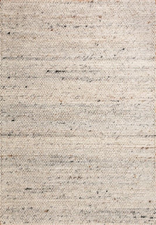 Ola Pebble 225 x 155 cm New Zealand Wool Rug - Speckled Grey Rug Mos-Local   