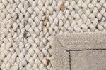 Ola Wave 225 x 155 cm New Zealand Wool Rug - Speckled Grey Rug Mos-Local   