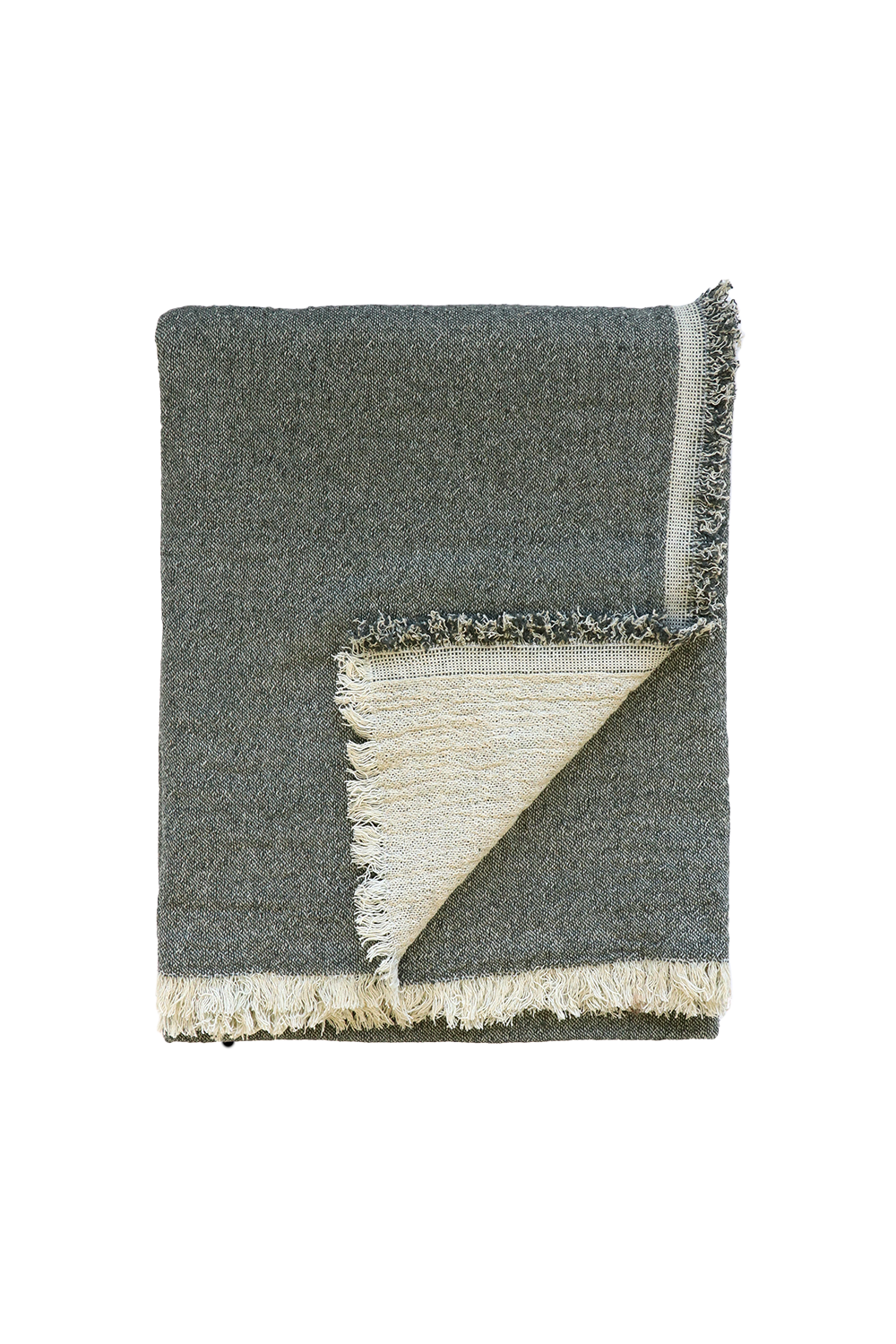 Baya Papyrus Throw - Olive Throw Furtex-Local