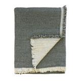 Baya Papyrus Throw - Olive Throw Furtex-Local