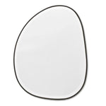 Pebble 70cm Organic Shaped Mirror - Black Mirror Warran-Local   
