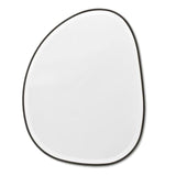Pebble 70cm Organic Shaped Mirror - Black Mirror Warran-Local   