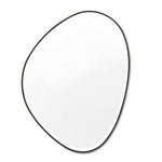 Pebble 90cm Organic Shaped Mirror - Black Mirror Warran-Local   