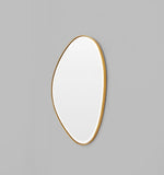 Pebble 90cm Organic Shaped Mirror - Brass Mirror Warran-Local   