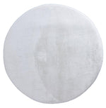 Pony Polyester 180cm Round Rug - White RG7109-IT