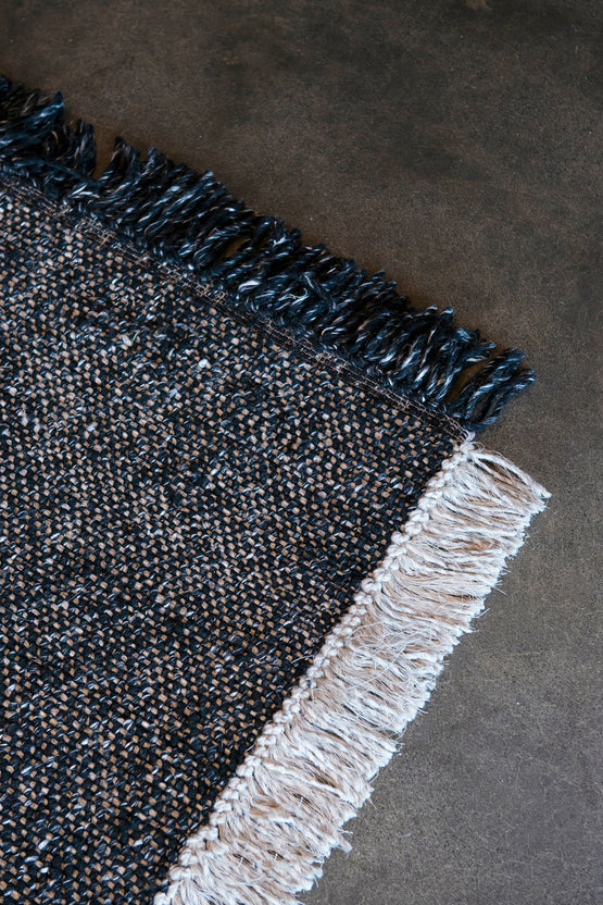Mulberi Ulster 300 x 200 cm Wool Rug - Black Rug Furtex-Local   