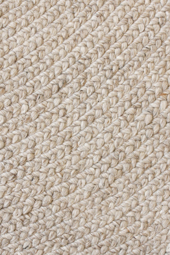 Mulberi Tairua 240 cm Wool Round Rug - Natural Straw RG7424-FRX