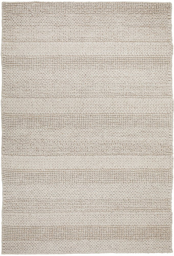 Hand Braided Beige Rug - 280 x 190cm Rugs and wool rugs UN Rugs-Local   