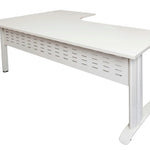 Rline Span White Corner Workstations - White Office Desk Rline-Local   