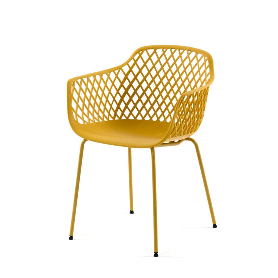 Reese Dining Chair - Yellow Outdoor Chair The Form-Local   