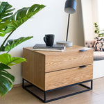 Talia Bedside Table - Natural Oak - Last One Bedside Table Century-Core