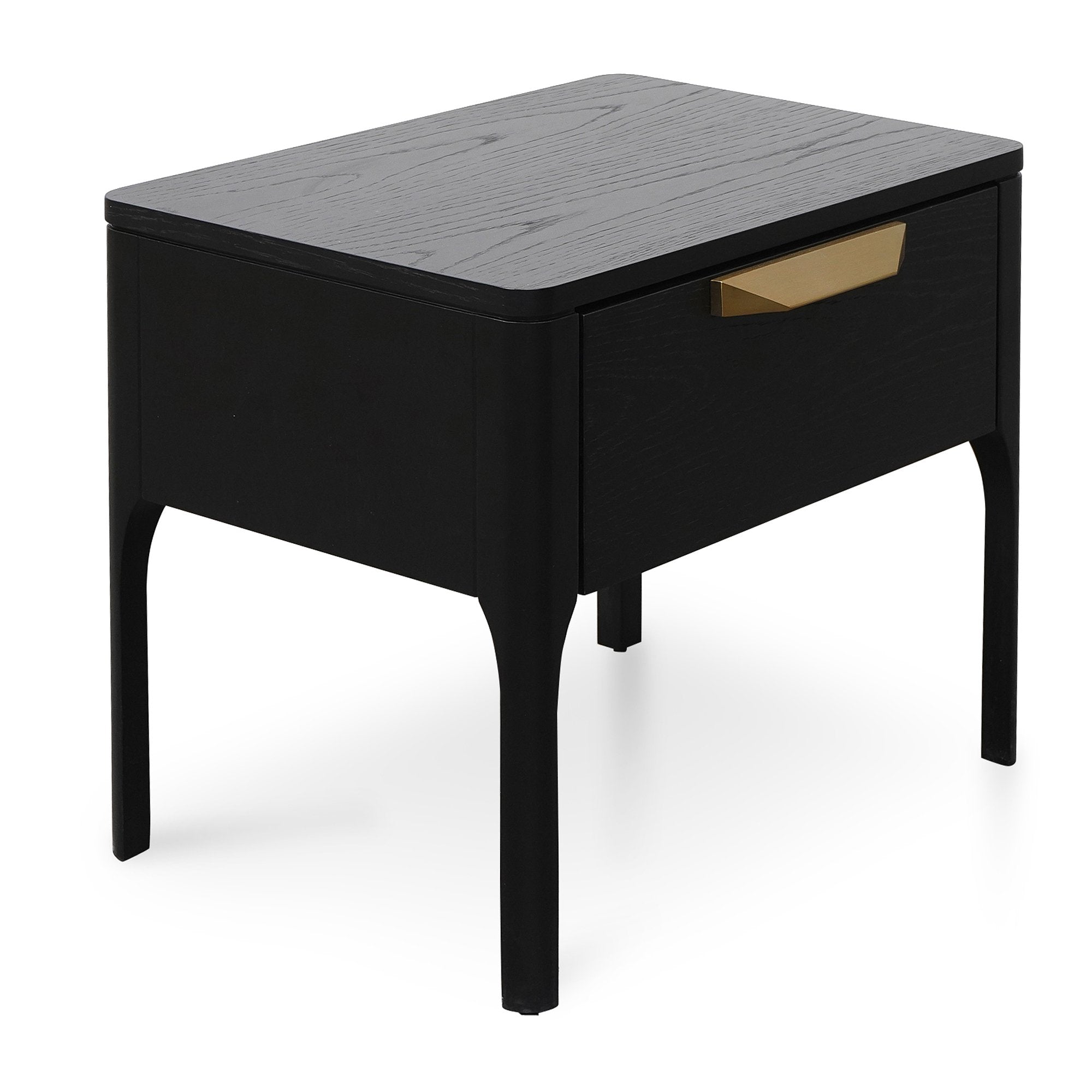 Allison Wooden Bedside Table - Black Bedside Table Century-Core